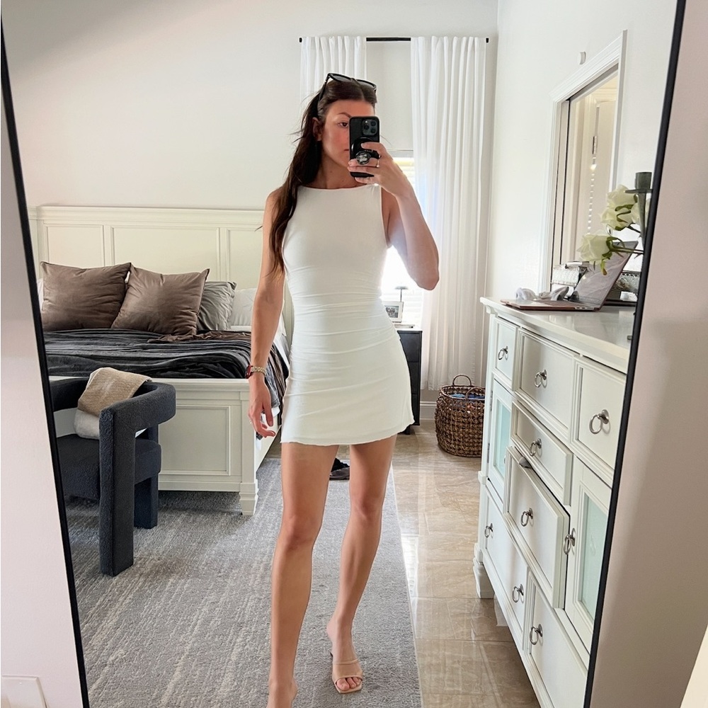 Oh Polly White Mini Dress